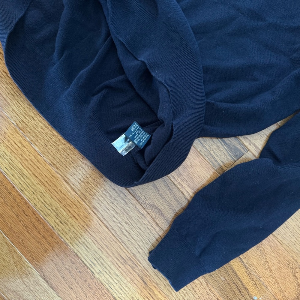 Polo by Ralph Lauren Men's Dark Blue Polo Pima Cotton Sweater 3XB - Picture 4 of 5
